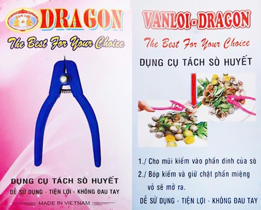 Combo 2 dụng cụ tách sò huyết (Mã SP: SC027)
