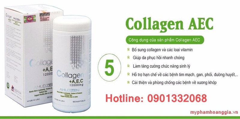 VIÊN UỐNG COLLAGEN +AEC MỸ 1