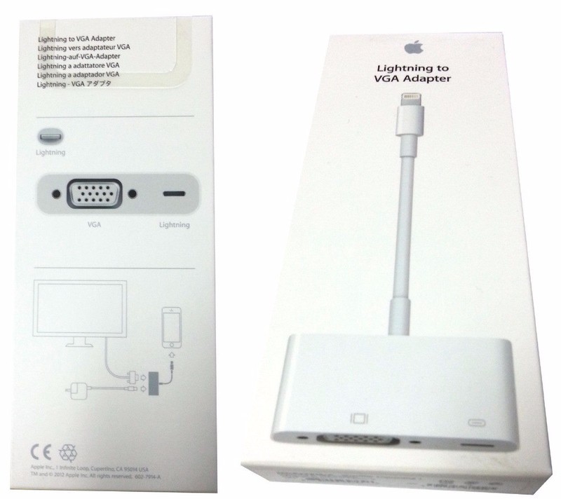 Cáp iphone 5,6 ra VGA 1