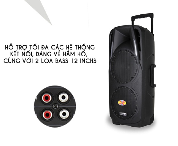 Loa Kéo Di Động Feiyang A73 2 Loa Bass 2