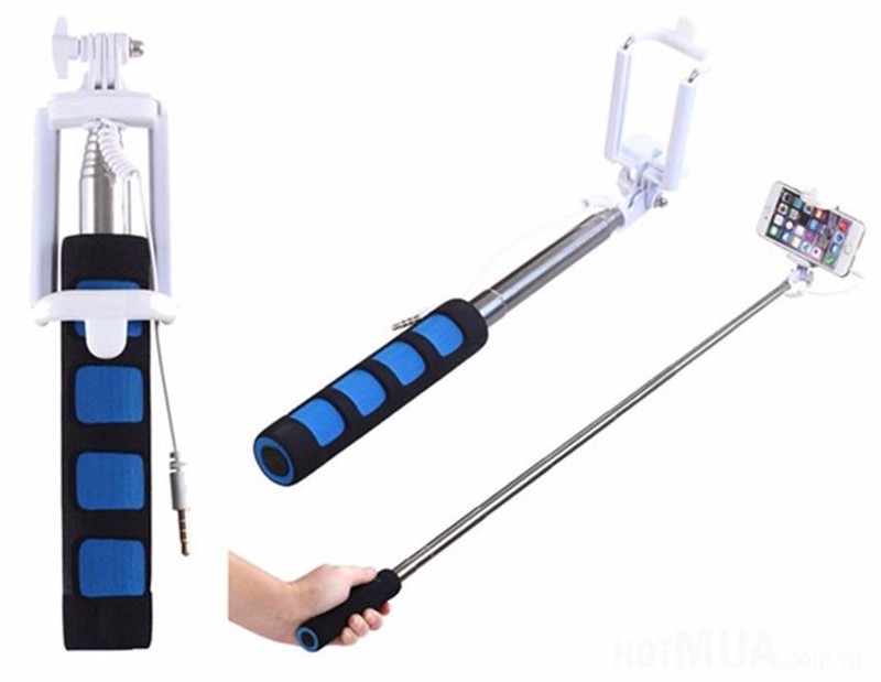 Gậy Chụp Hình Điện Thoại Gấp Gọn Xoay 270 Độ Q1 2