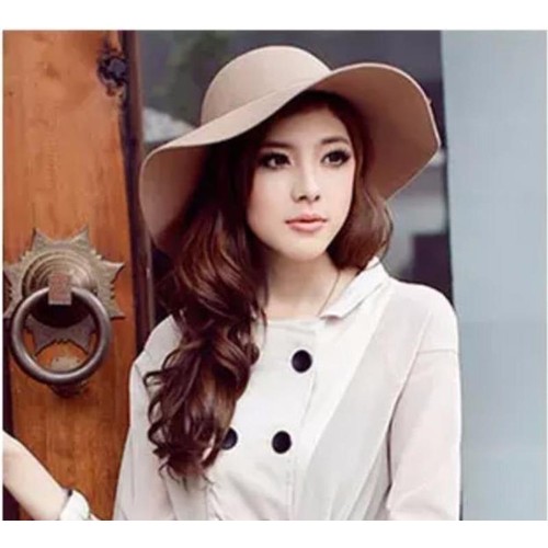 Nón rộng vành nỉ fedora lznm1516