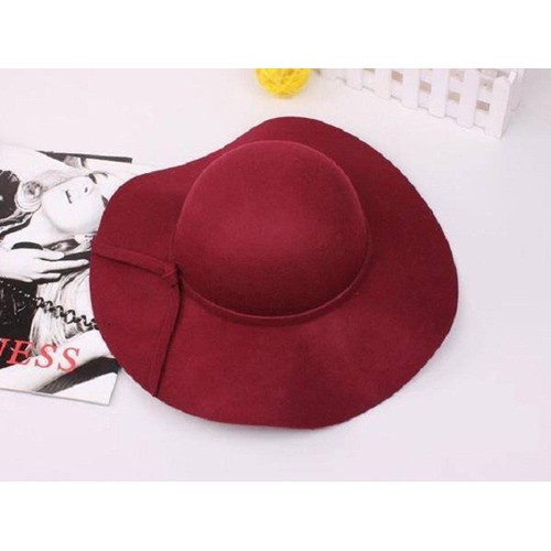 Nón rộng vành nỉ fedora l12m1515