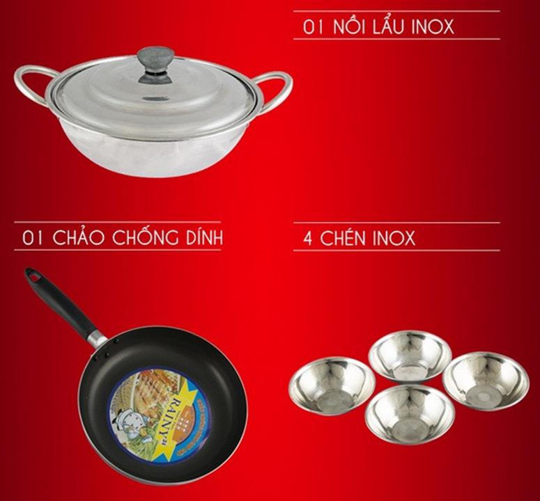 BỘ 40 MÓN THAU RỔ INOX RAINY RN40TT