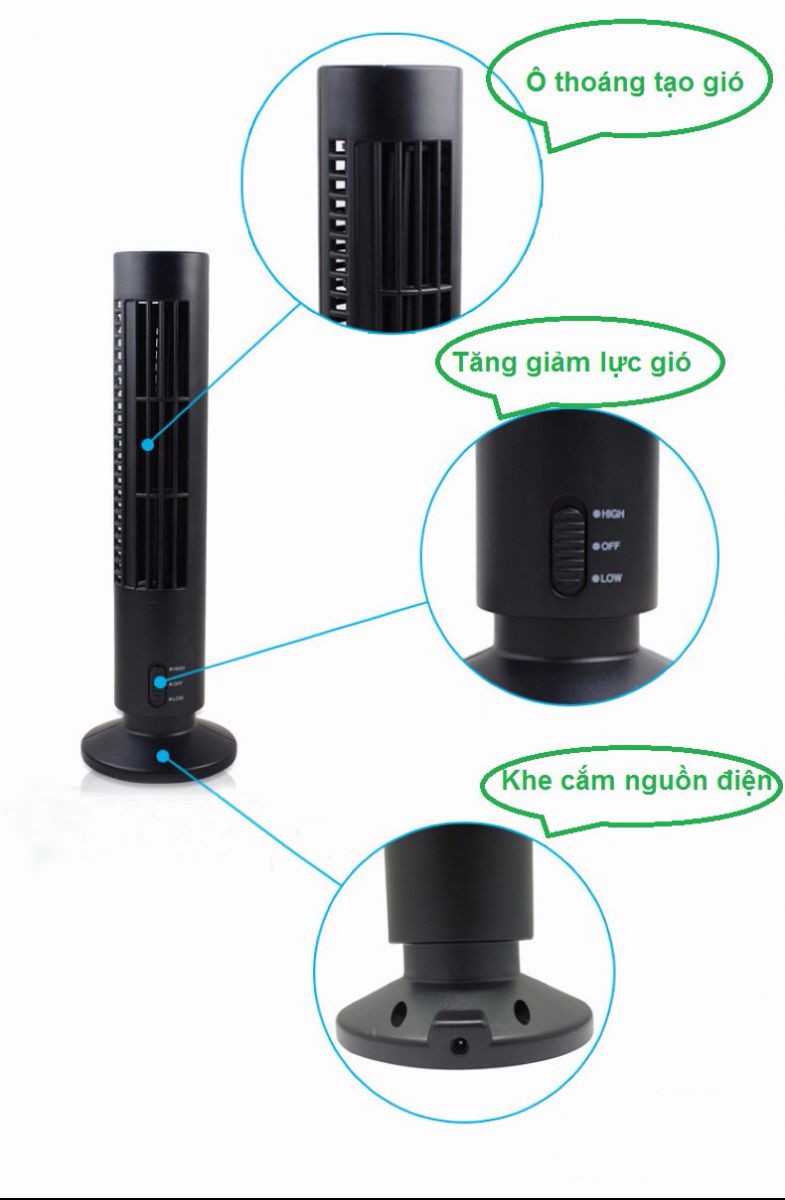 quạt tháp mini 1