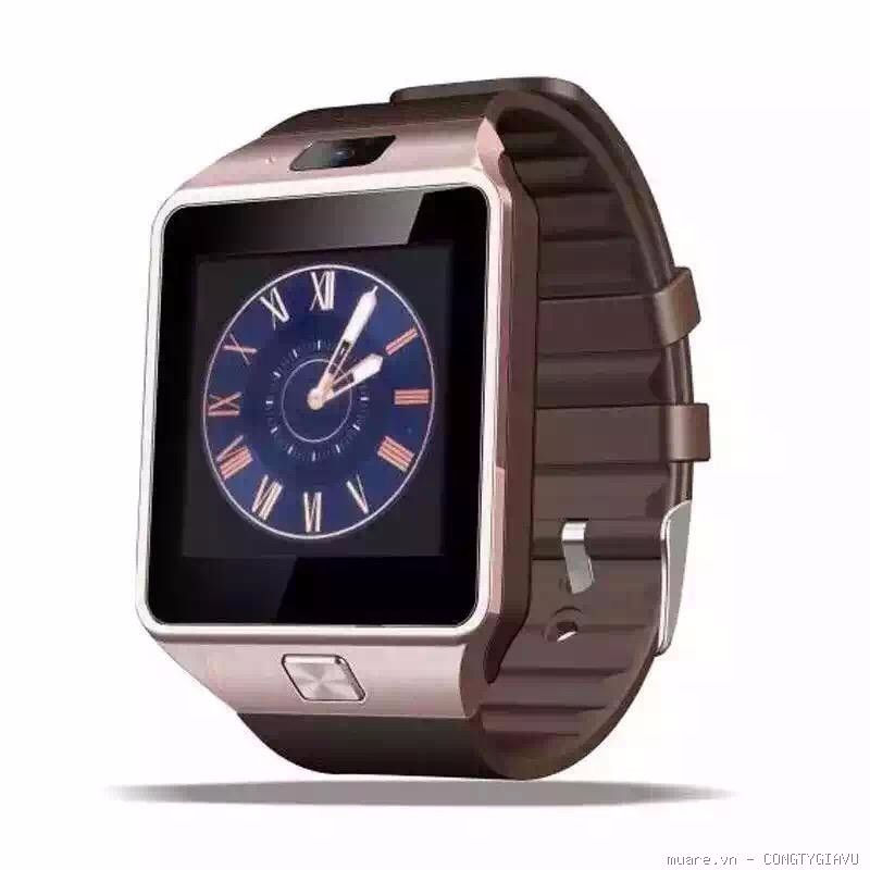Image result for Bộ đồng hồ thông minh Smart Watch Uwatch DZ09 (Vàng)