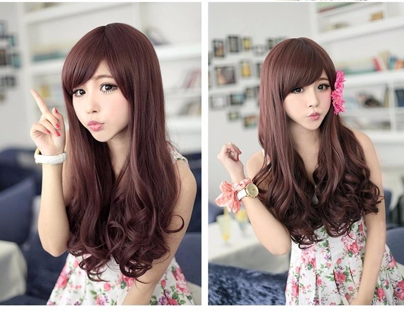 Tóc nữ Hàn Quốc uốn đuôi mái ngố - TT34