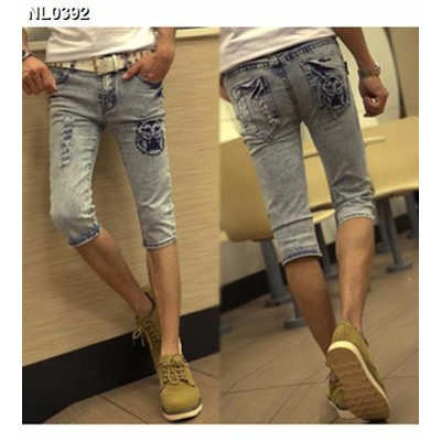 quần jeans lửng hình cọp Mã: NL0392