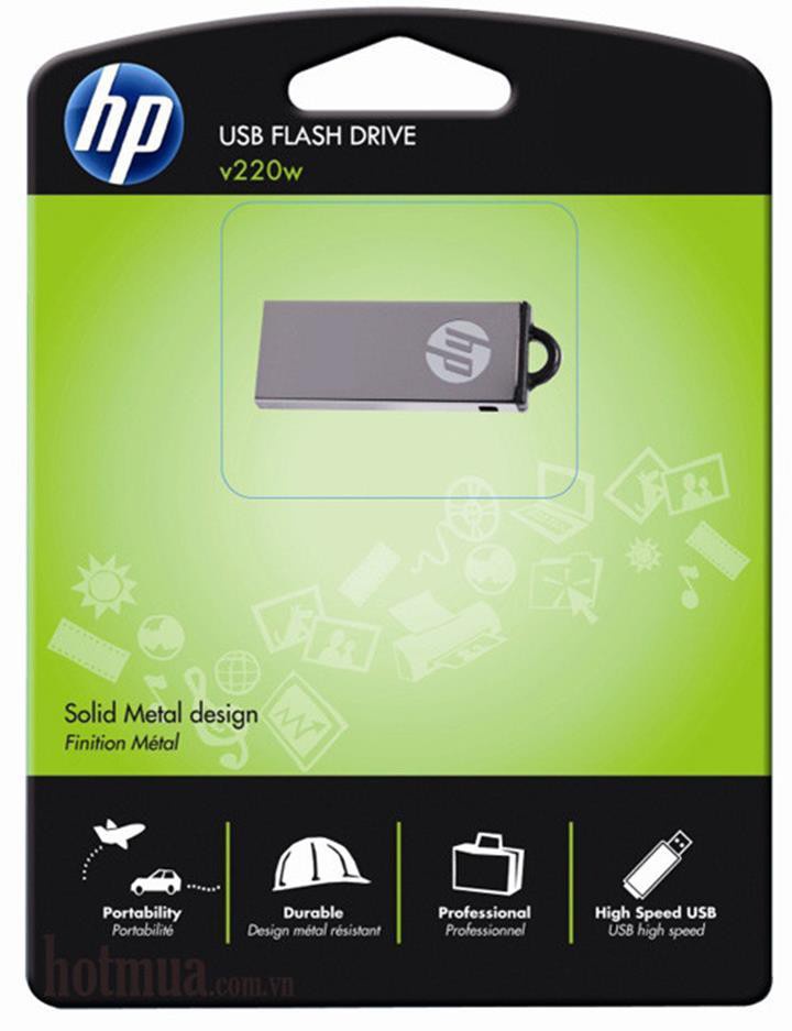 USB Hp 4GB Chính Hãng Chống Thấm Nước 8