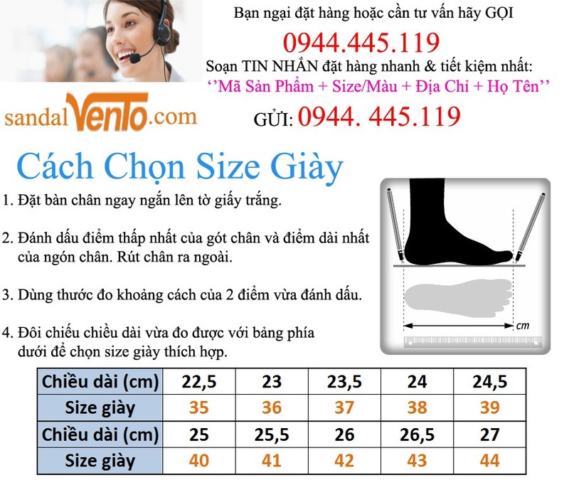 Sandalvento.com Chuyên Sandal Big Size Xuất Khẩu Nhật
