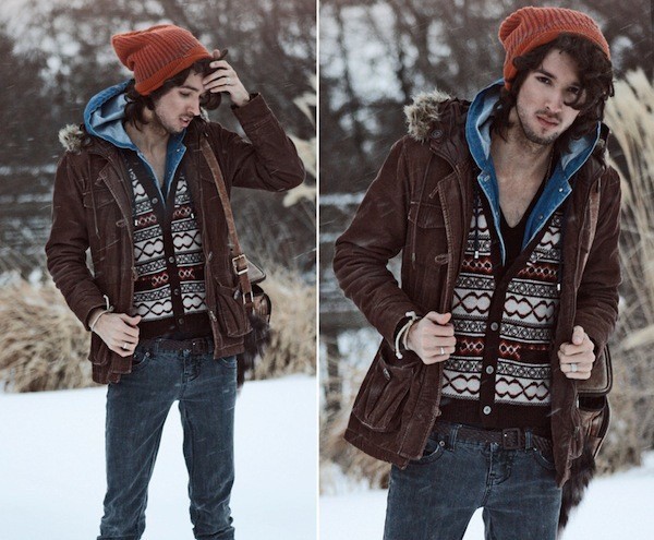 Túi messenger nam vải canvas đeo chéo D6662 190k - 12