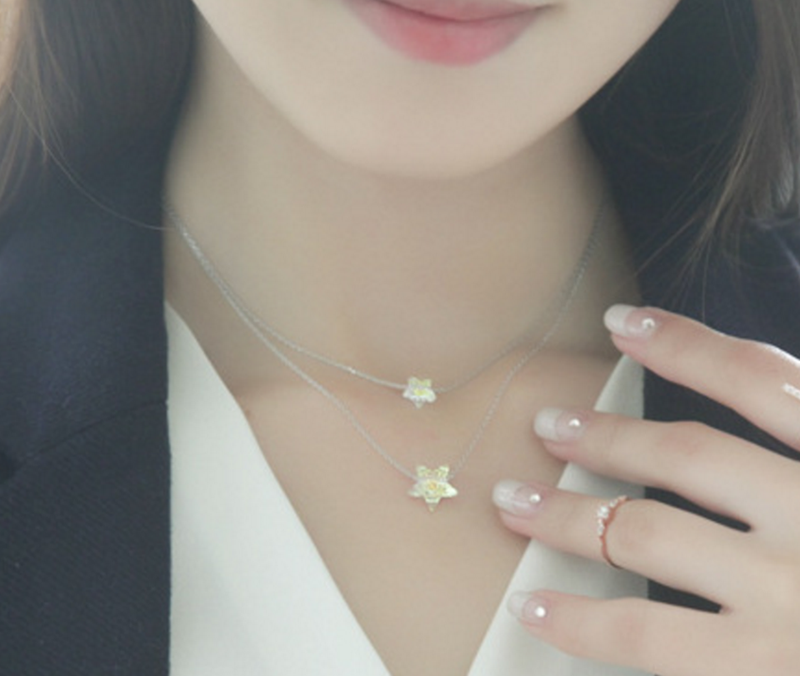 Kết quả hình ảnh cho đeo dây chuyền hình ngôi sao