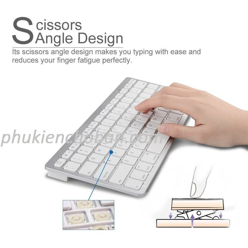 Bàn phím Bluetooth cao cấp cho Android, IOS, Windows - 4