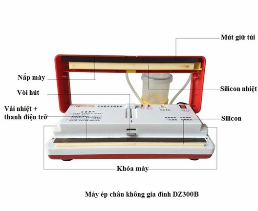 Máy hút chân không gia đình DZ300B 2