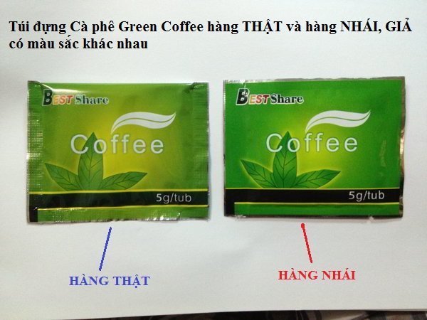 so sanh tui dung ca phe giam can green coffee that va gia