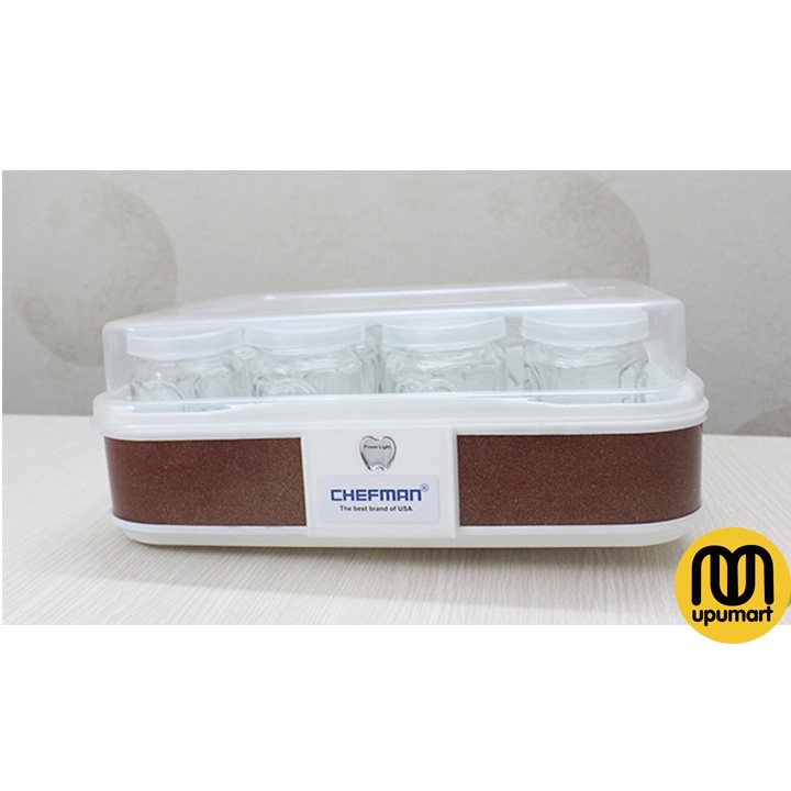 Máy làm sữa chua Chefman Việt Nam Chính hãng 12 cốc thủy tinh - 5