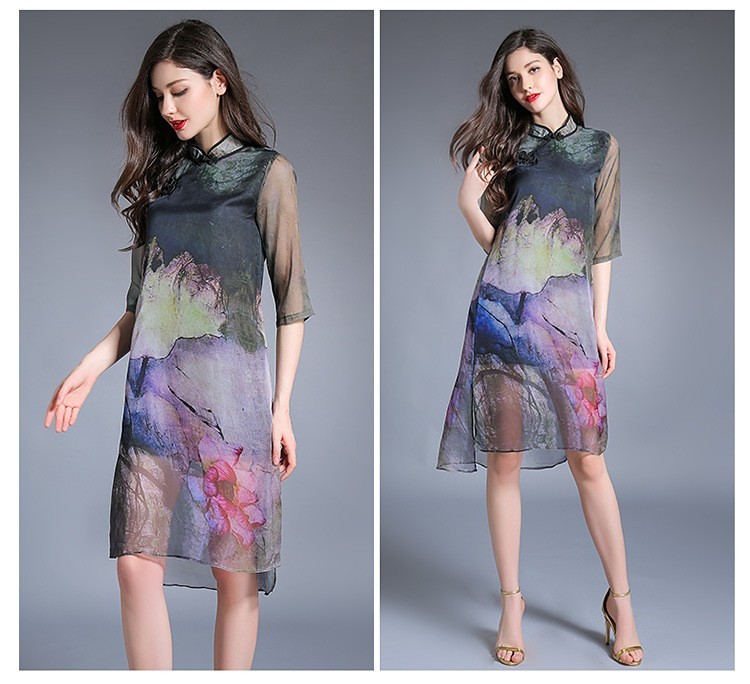 Đầm suông Sen Hồng – DV2679 7