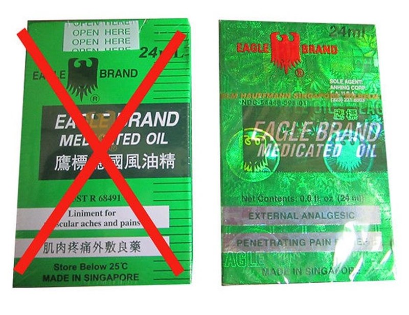 Dầu gió xanh Eagle Brand nhập khẩu từ Mỹ 4