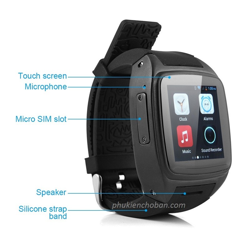 Đồng hồ thông minh gắn sim Z1 smartwatch wifi chống nước bh 12 tháng 5