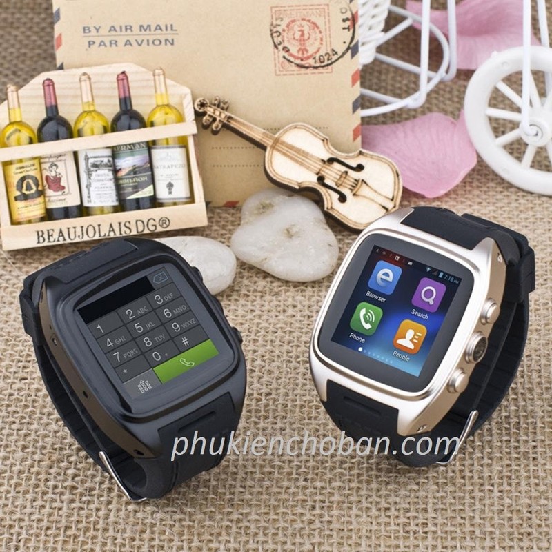 Đồng hồ thông minh gắn sim Z1 smartwatch wifi chống nước bh 12 tháng 8