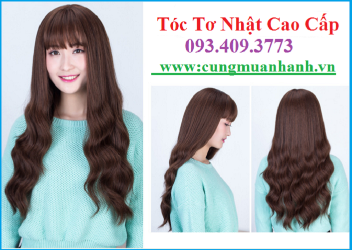 Hình ảnh Tóc TƠ NHẬT xù bím đuôi + Giả da đầu cao cấp - TG66 [Được kiểm hàng] 3455134