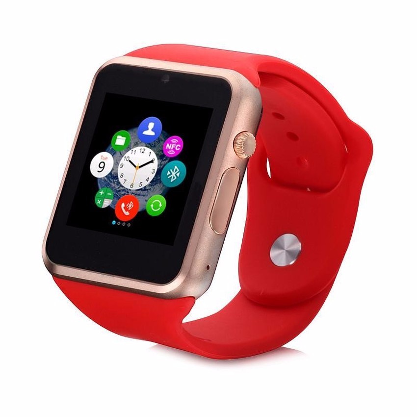 Đồng hồ thông minh Smartwatch AW08 Q8 - Đỏ