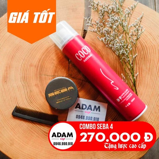 Combo Sáp Seba Và Gôm Coco 1