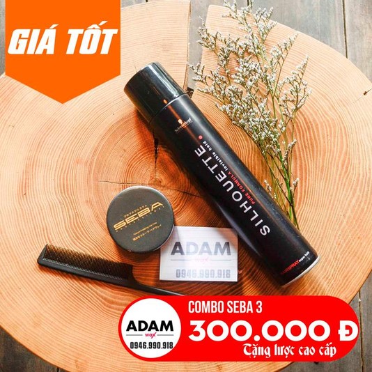 Combo Sáp Seba Và Gôm Silhouette 1