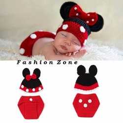 nón len đan tay hình chuột mickey dễ thương cho trẻ mẫu chụp hình