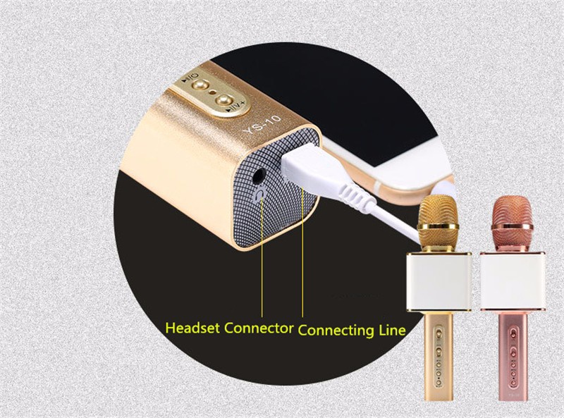 Micro karaoke kèm loa bluetooth YS10 5