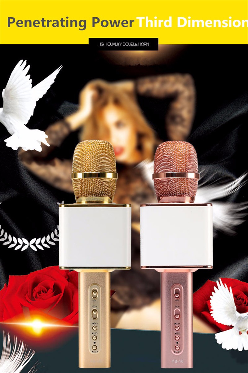 Micro karaoke kèm loa bluetooth YS10 3