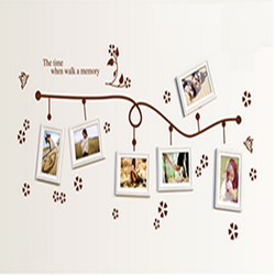 Khung ảnh gỗ thông treo tường KAT19