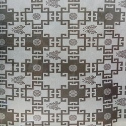 Decal dán kính mờ họa tiết vuông đen Binbin DK12 - 5m