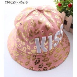 Nón fedora hình môi kiss