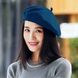 Mũ Nồi Nón Nữ Nấm Dạ Nỉ Bere Beret Thời Trang Hàn Quốc Chất Xịn ZENKO