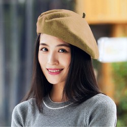 Mũ Nồi Nón Nữ Nấm Dạ Nỉ Bere Beret Thời Trang Hàn Quốc Chất Xịn ZENKO