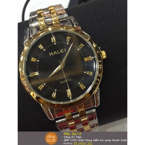 Đồng hồ nam cao cấp Halei chống nước