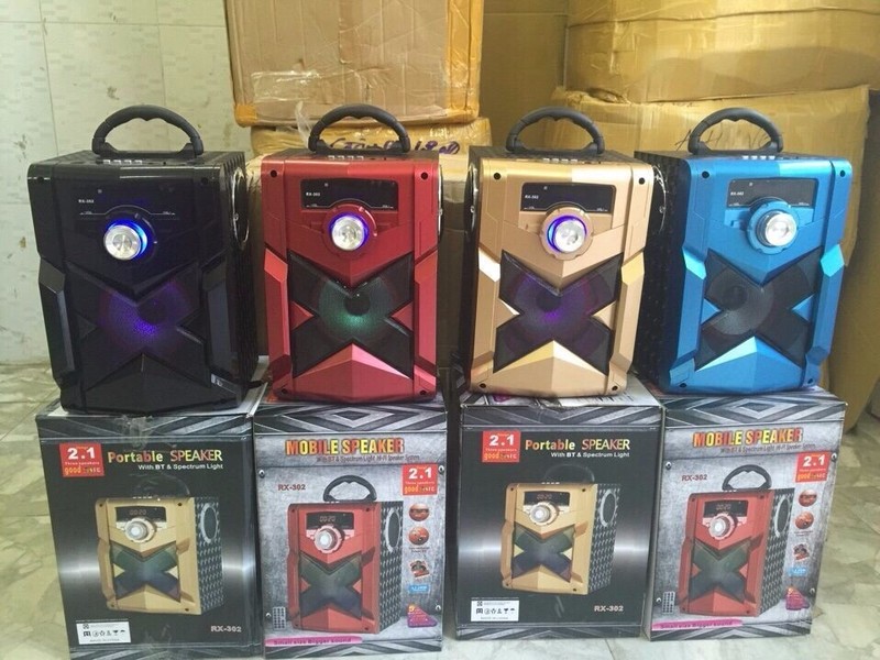 Loa Bluetooth Karaoke RX-302 Tặng Kèm Micro 6