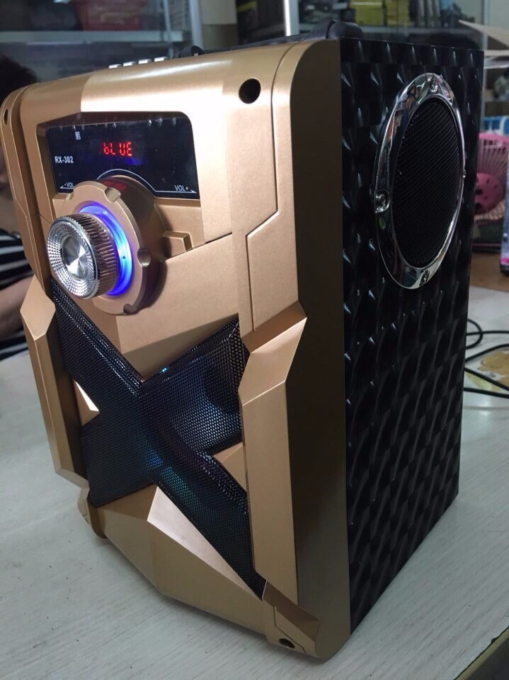 Loa Bluetooth Karaoke RX-302 Tặng Kèm Micro 5