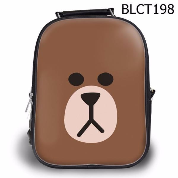 Balo học sinh Dễ thương Mặt gấu Brown - VBLCT198 2