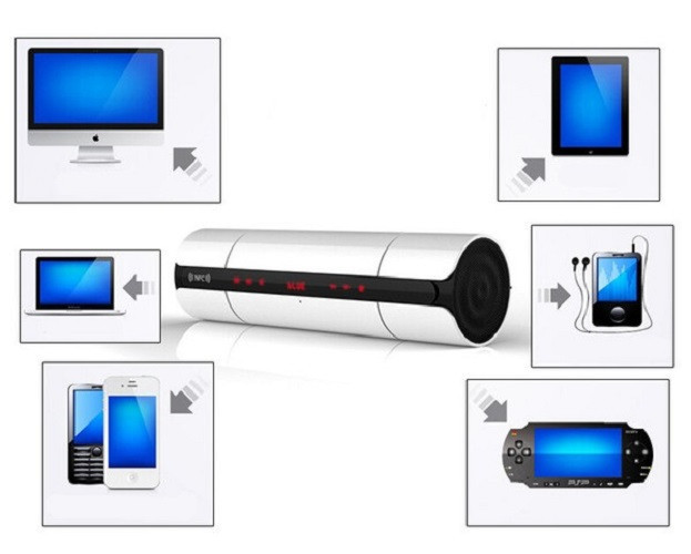 Loa Bluetooth quét NFC Siêu Bass cực đã phím cảm ứng 12