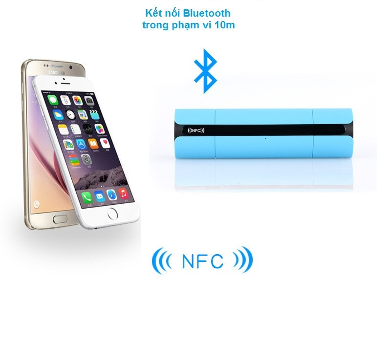 Loa Bluetooth quét NFC Siêu Bass cực đã phím cảm ứng 11