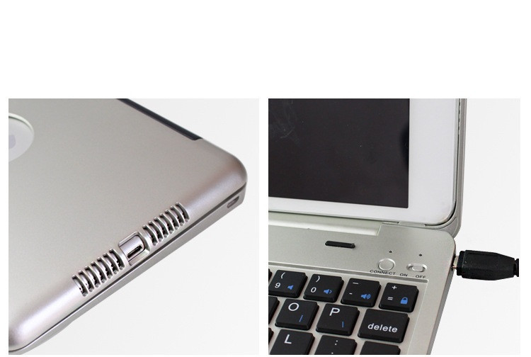 Bàn phím kiêm ốp biến ipad thành laptop mini ipad mini 1 2 3 - 2