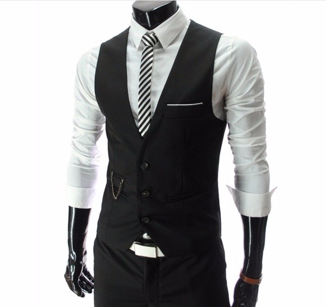 Hàng cao cấp - Áo Gile nam phong cách Hoàng Gia GL06 1