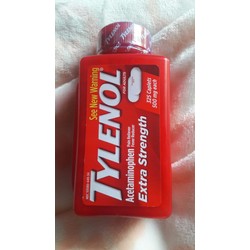 Thuốc Giảm Đau, Hạ Sốt Tylenol Extra Strength Acetaminophen 325 viên