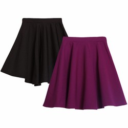 Bộ 2 Chân váy xòe xếp ly trên gối cao cấp ZENKO CS4 2CHAN VAY 007 B P