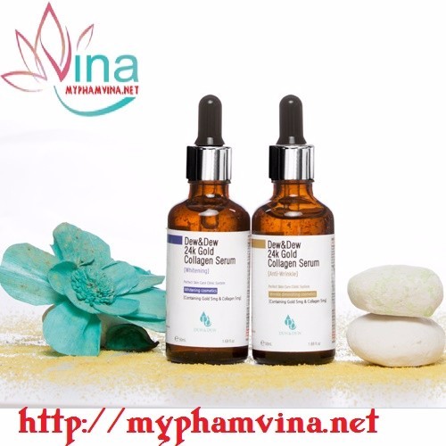 Serum trắng da 24K Gold Collagen Dew Dew 1
