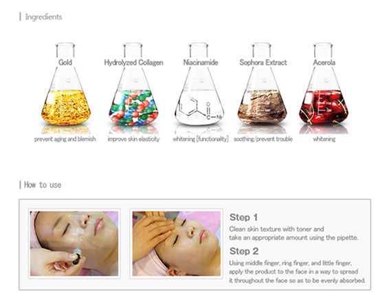 Serum trắng da 24K Gold Collagen Dew Dew 5