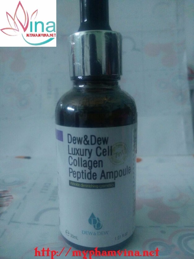serum trị nám Dew Dew Luxury Cell Collagen Peptide Ampoule 1