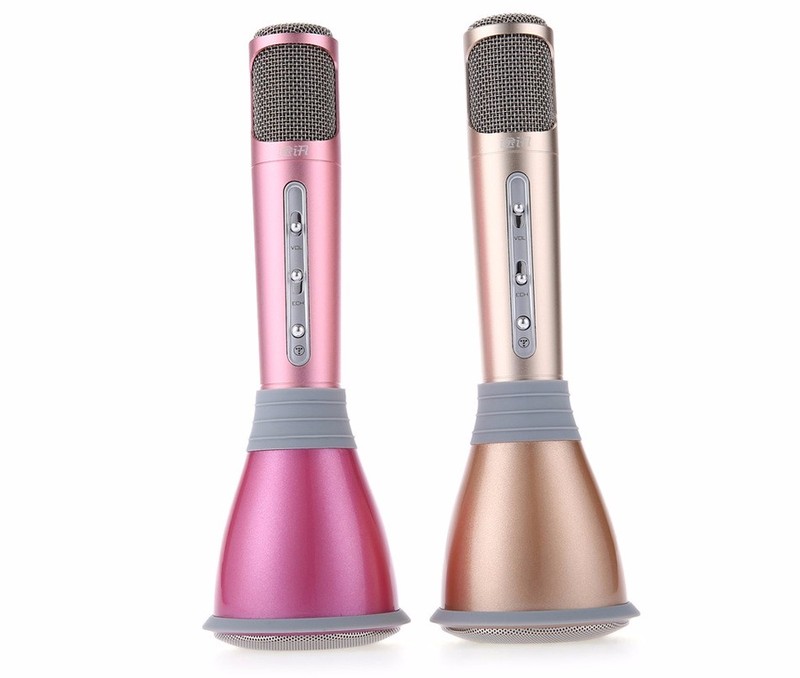Micro Bluetooth KARAOKE TUXUN K068tích hợp loa cho điện thoại 2